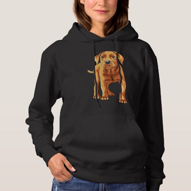 Labrador Puppy 14 Hoodie (Front)