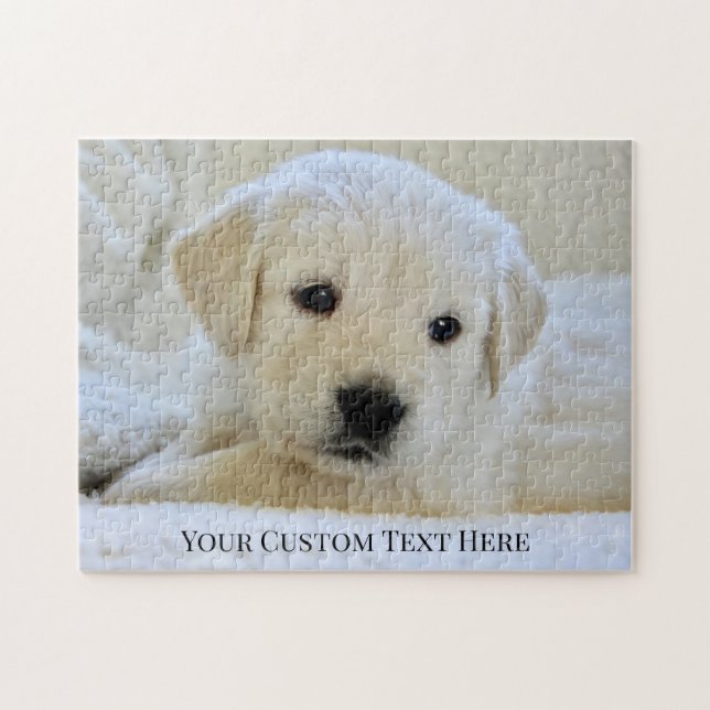 Labrador Puppy Dog Puzzle (Horizontal)