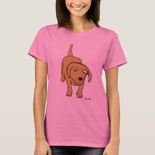 labrador puppy (girl) T-Shirt (Front)