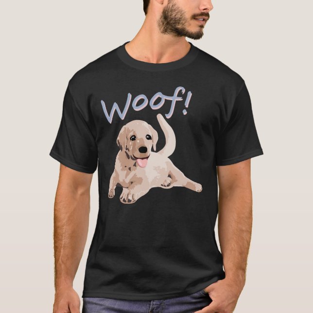 Labrador Puppy Print T-Shirt (Front)