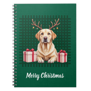 Labrador Reindeer Notebook