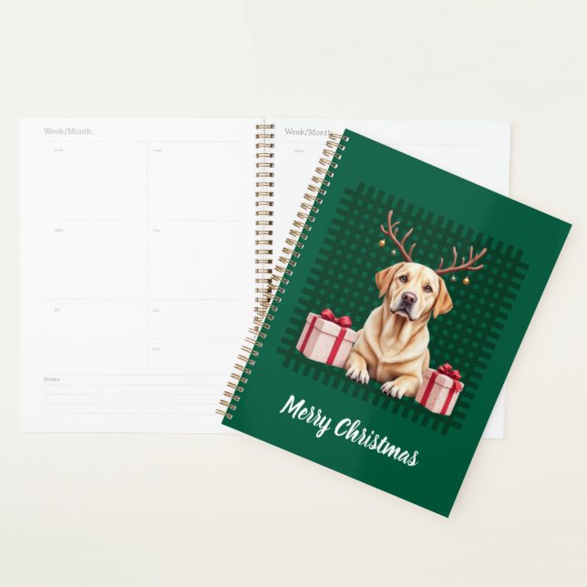 Labrador Reindeer Planner (Display)