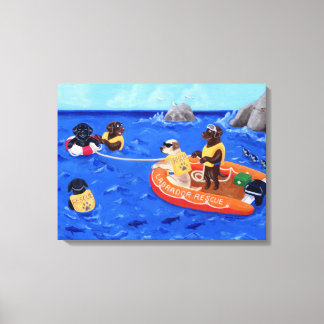 Labrador Rescue Team Canvas Print
