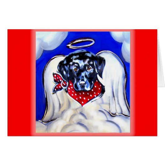 Labrador Retriever Angel Cards (Front Horizontal)