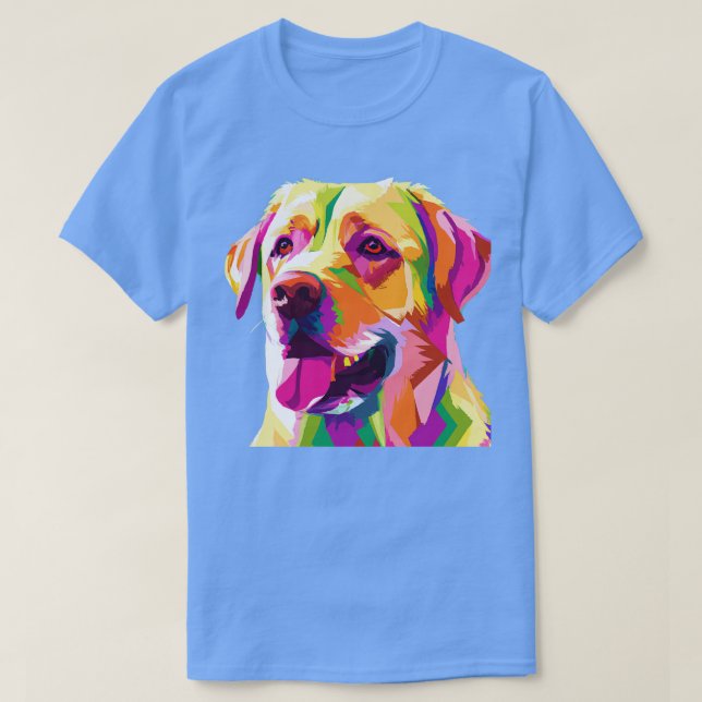 Labrador Retriever Art Dog Lover Gifts T-Shirt (Design Front)