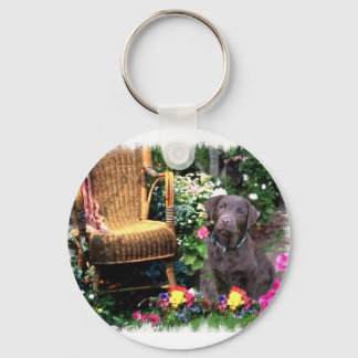 Labrador Retriever Art Gifts Keychain