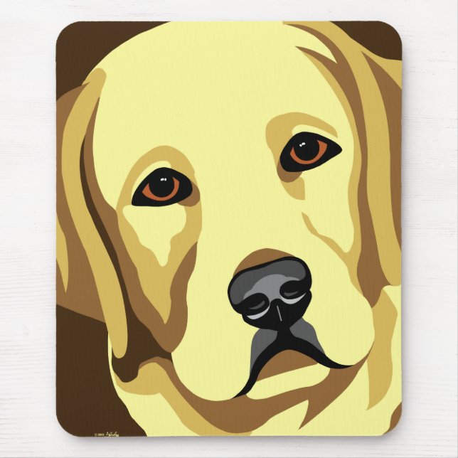 Labrador Retriever Art Mouse Pad (Front)