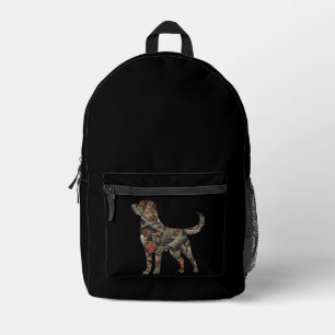 Labrador Retriever Backpack, Camo Backpack