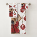 Labrador Retriever  Bath Towel Set