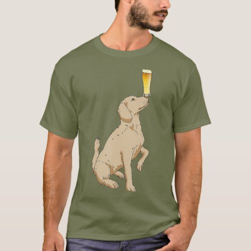 Labrador Retriever  Beer Lovers Shirt Craft Beer