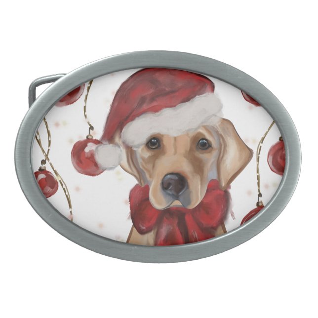 LABRADOR RETRIEVER  BELT BUCKLE (Front)