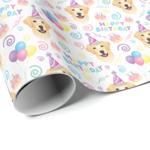 Labrador Retriever Birthday Wrapping Paper