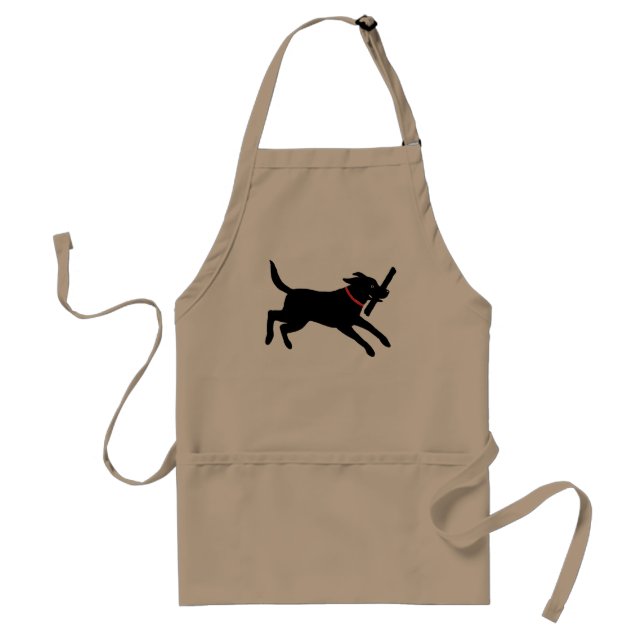 Labrador Retriever (Black) Adult Apron (Front)