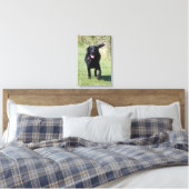 Labrador Retriever black dog beautiful photo print (Insitu(Bedroom))