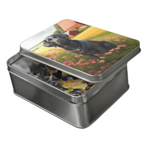 Labrador Retriever Black Jigsaw Puzzle