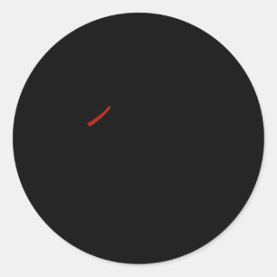 Labrador Retriever Black Lab Classic Round Sticker