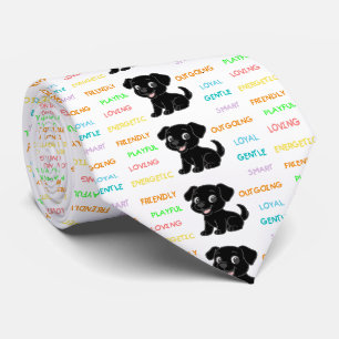 Labrador Retriever Black Lab Traits Neck Tie