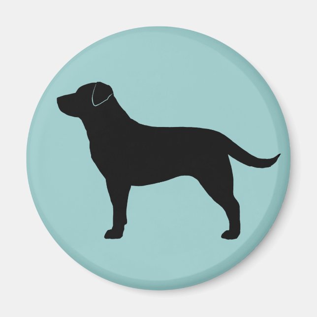 Labrador Retriever (Black) Magnet (Front)