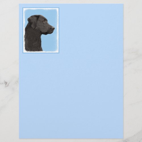 Labrador Retriever Black Painting Original Dog Art