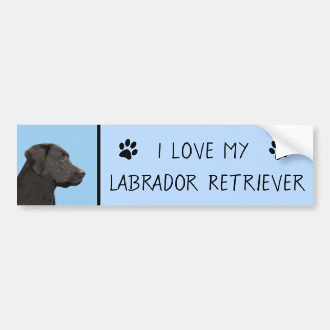 CafePress Labrador Retriever Oval Bumper Sticker - 3x5 Inch Or 4.5x7.5 Inch, 4mil Vinyl Decal For Car, Window, Locker - View #13