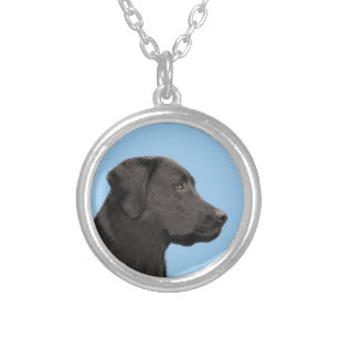 black lab necklace