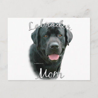 Labrador Retriever (blk) Mom 2 Postcard