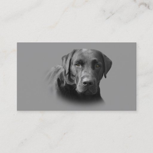 Customizable Labrador Retriever Breeder Business Card