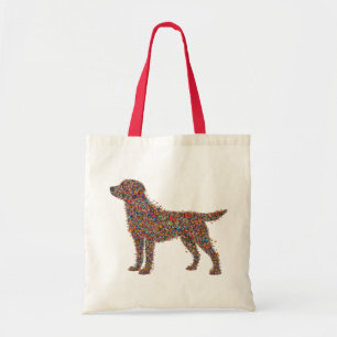 Labrador Retriever Butterfly Silhouette Dog Lover Tote Bag