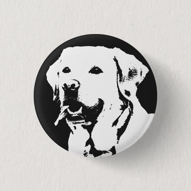 Labrador Retriever Button (Front)