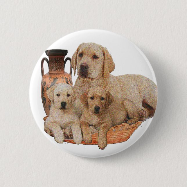 Labrador Retriever Button (Front)