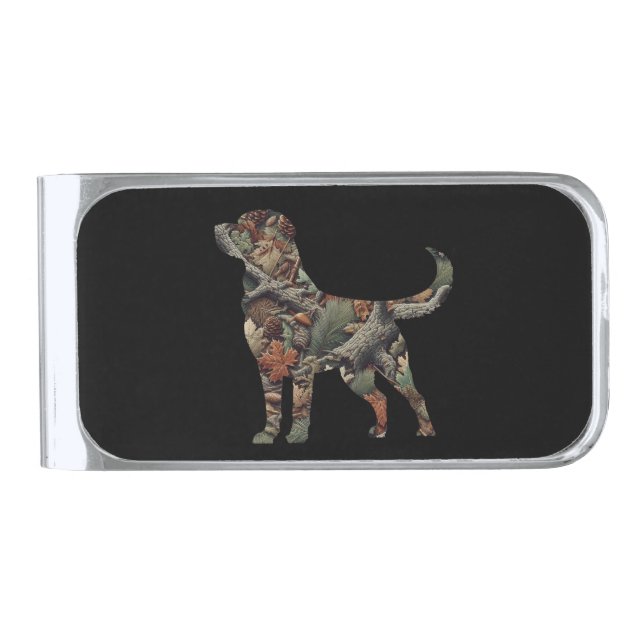 Labrador Retriever Camo Money Clip (Front)