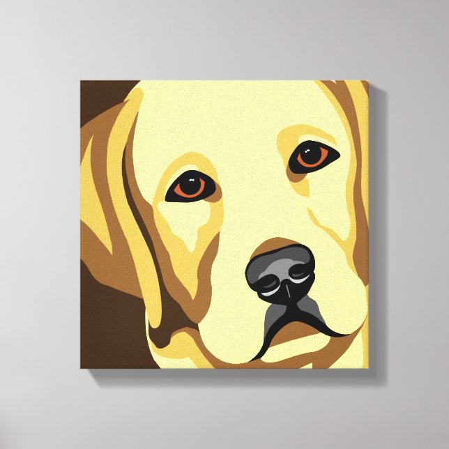 Labrador Retriever Canvas Art (Front)