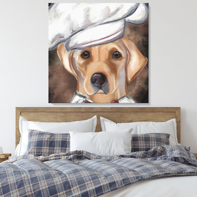 Labrador Retriever  Canvas Print (Insitu(Bedroom))