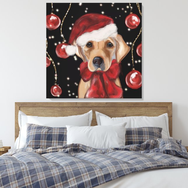 Labrador Retriever  Canvas Print (Insitu(Bedroom))