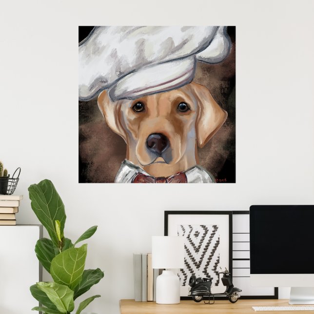 Labrador Retriever  Canvas Print (Home Office)