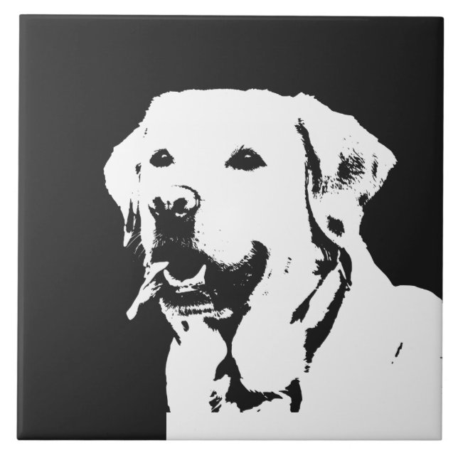 Labrador Retriever Ceramic Tile (Front)