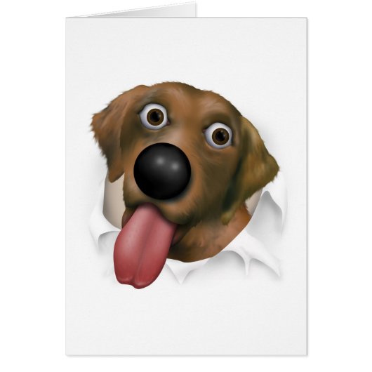 Labrador Retriever (Chocolate) Busting Out Cards (Front)