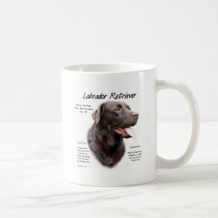 Labrador Retriever (chocolate) History Design Coffee Mug