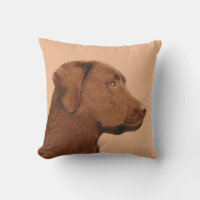 Labrador Retriever (Chocolate) Painting - Dog Art