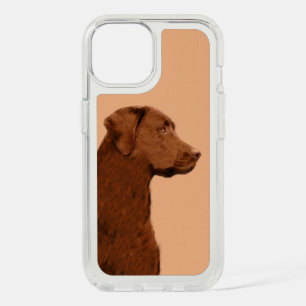Labrador Retriever (Chocolate) Painting - Dog Art iPhone 15 Case