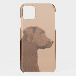 Labrador Retriever (Chocolate) Painting - Dog Art iPhone 11 Case