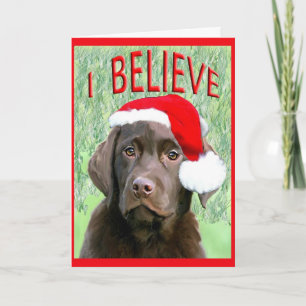 Labrador Retriever Christmas Card