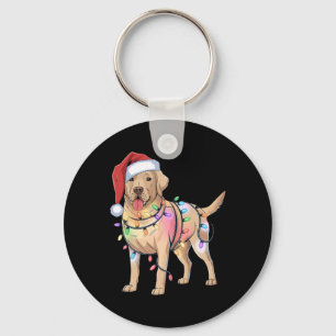 Labrador Retriever Christmas Festive Dog Lover 1 Keychain