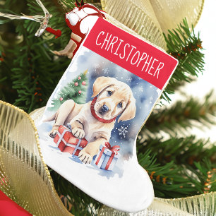 Labrador retriever Christmas gifts for dog people Small Christmas Stocking