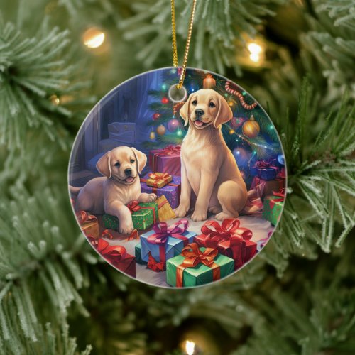 Labrador Retriever Christmas Hanging Decoration
