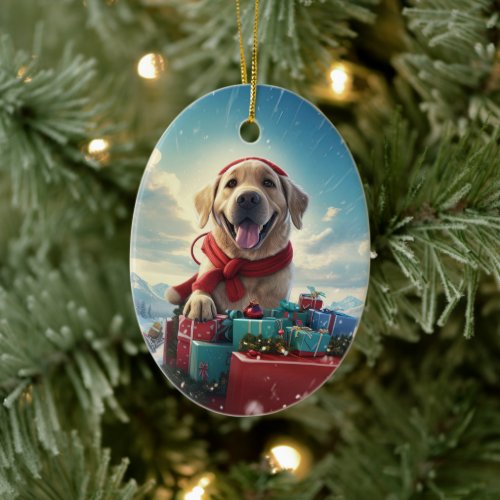 Labrador Retriever Christmas Hanging Decoration