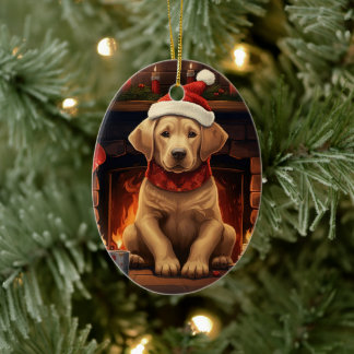 Labrador Retriever Christmas, Hanging Decoration