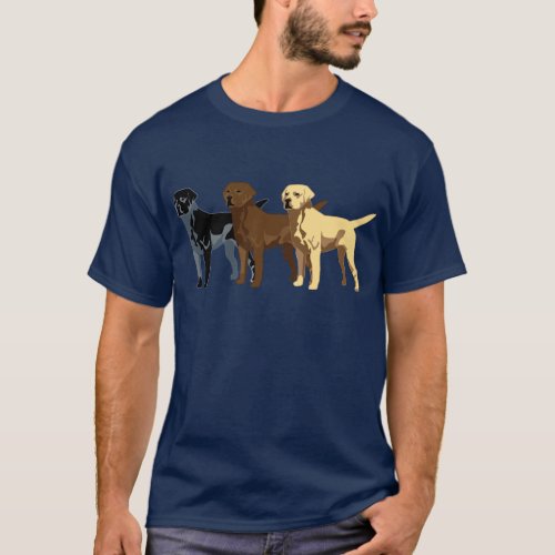Labrador Retriever colors T_Shirt
