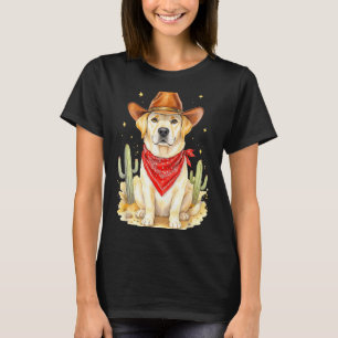 Labrador Retriever Cowboy Dog Western Llabrador Co T-Shirt