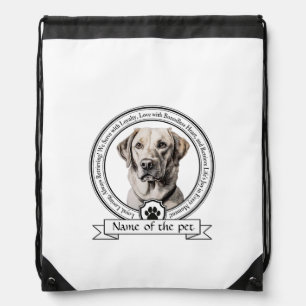 Labrador Retriever Credo Drawstring Bag